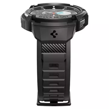 Etui Spigen Rugged Armor „Pro“ für Samsung Galaxy Watch 6 Classic (43 mm) Schwarz