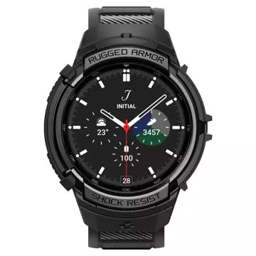 Etui Spigen Rugged Armor „Pro“ für Samsung Galaxy Watch 6 Classic (43 mm) Schwarz