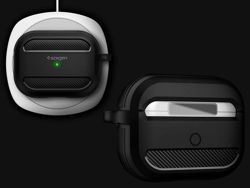 Etui Spigen Rugged Armor für Apple Airpods Pro Mattschwarz