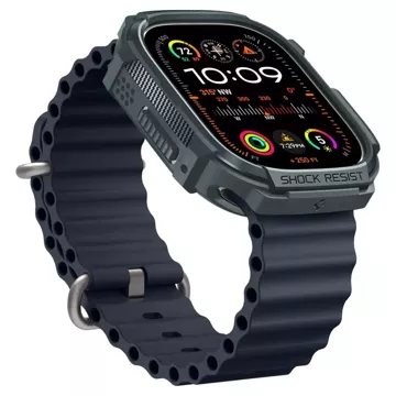 Etui Spigen Rugged Armor für Apple Watch Ultra 1 / 2 (49 mm) Abyss Green