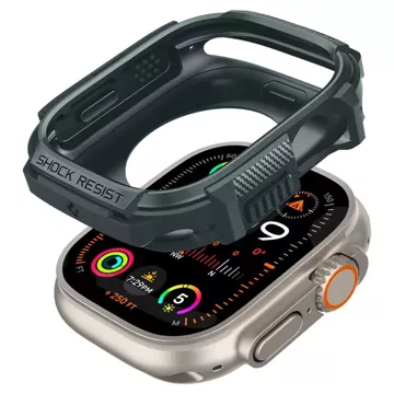 Etui Spigen Rugged Armor für Apple Watch Ultra 1 / 2 (49 mm) Abyss Green