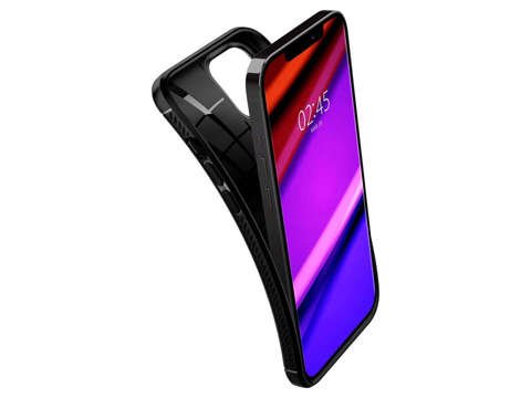 Etui Spigen Rugged Armor für Apple iPhone 12/ 12 Pro 6.1 Mattschwarz