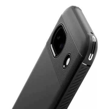 Etui Spigen Rugged Armor für Google Pixel 8A Mattschwarz