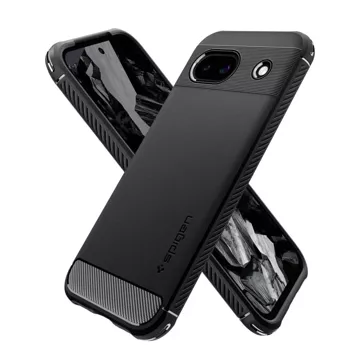 Etui Spigen Rugged Armor für Google Pixel 8A Mattschwarz