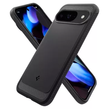 Etui Spigen Rugged Armor für Google Pixel 9/9 Pro Mattschwarz