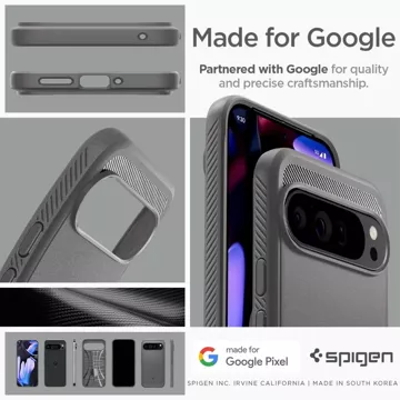 Etui Spigen Rugged Armor für Google Pixel 9 Pro XL Marble Grey