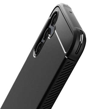 Etui Spigen Rugged Armor für Samsung Galaxy A14 5G/ LTE Mattschwarz