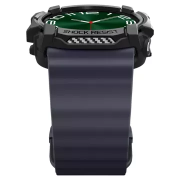 Etui Spigen Rugged Armor für Samsung Galaxy Watch Ultra (47 mm) Mattschwarz