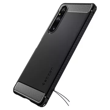 Etui Spigen Rugged Armor für Sony Xperia 1 V Mattschwarz