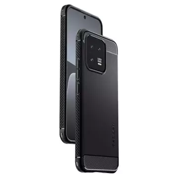 Etui Spigen Rugged Armor für Xiaomi 13 Mattschwarz