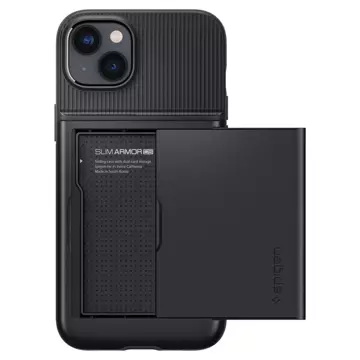 Etui Spigen Slim Armor CS für Apple iPhone 14 Plus Schwarz