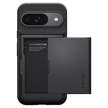 Etui Spigen Slim Armor CS für Google Pixel 9 / 9 Pro Schwarz