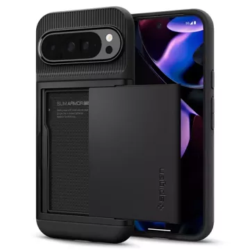 Etui Spigen Slim Armor CS für Google Pixel 9 Pro XL Schwarz