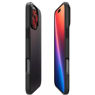 Etui Spigen Thin Fit Mag MagSafe für Apple iPhone 16 Pro Max Schwarz