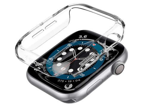 Etui Spigen Thin Fit für Apple Watch Series 4/5/6/SE 44 mm Crystal Clear