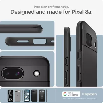 Etui Spigen Thin Fit für Google Pixel 8A Schwarz