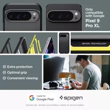 Etui Spigen Tough Armor Google Pixel 9 Pro XL Schwarz