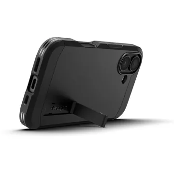 Etui Spigen Tough Armor Mag MagSafe für Apple iPhone 16 Plus Schwarz