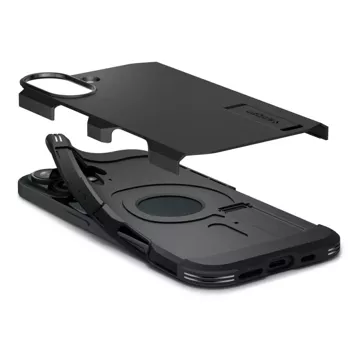 Etui Spigen Tough Armor Mag MagSafe für Apple iPhone 16 Plus Schwarz