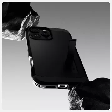 Etui Spigen Tough Armor Mag MagSafe für Apple iPhone 16 Pro Schwarz