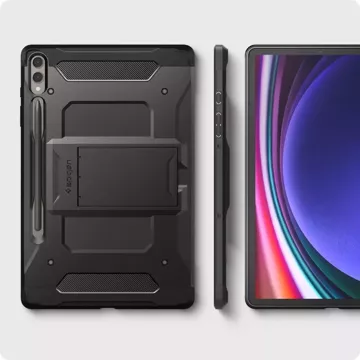 Etui Spigen Tough Armor „Pro“ für Samsung Galaxy Tab S9 Plus 12.4 X810 / X816B Schwarz