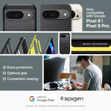 Etui Spigen Tough Armor für Google Pixel 9/9 pro Schwarz