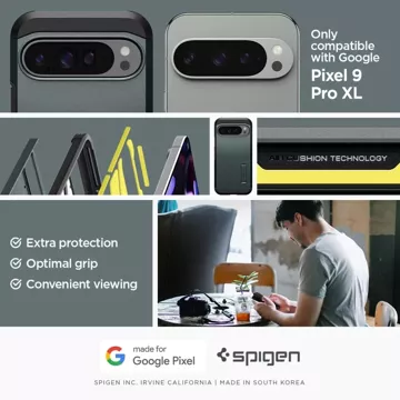 Etui Spigen Tough Armor für Google Pixel 9 Pro XL Abyss Green