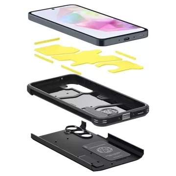 Etui Spigen Tough Armor für Samsung Galaxy A35 5G Schwarz