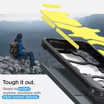 Etui Spigen Tough Armor für Samsung Galaxy S24 Abyss Green