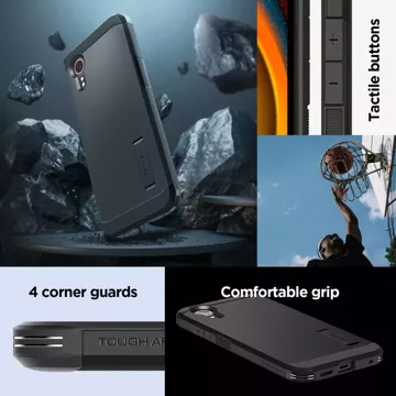 Etui Spigen Tough Armor für Samsung Galaxy Xcover 7 Schwarz