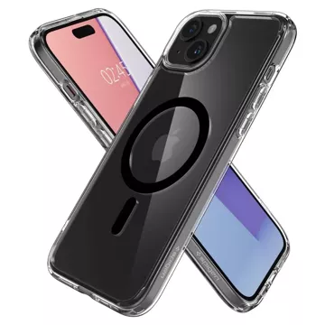 Etui Spigen Ultra Hybrid Mag für MagSafe für iPhone 15 Plus schwarz