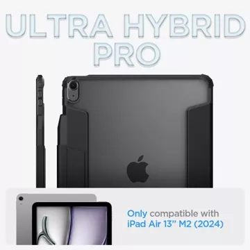 Etui Spigen Ultra Hybrid „Pro“ für Apple iPad Air 13 2024 Schwarz