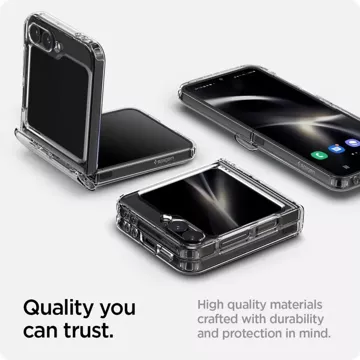 Etui Spigen Ultra Hybrid Pro für Samsung Galaxy Z Flip 6 Crystal Clear