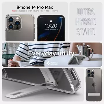 Etui Spigen Ultra Hybrid "S" für Apple iPhone 14 Pro Max Crystal Clear