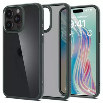 Etui Spigen Ultra Hybrid, frostgrün für iPhone 15 Pro Max