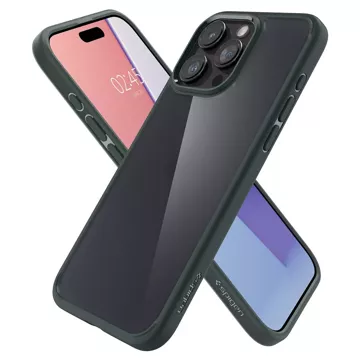 Etui Spigen Ultra Hybrid, frostgrün für iPhone 15 Pro Max