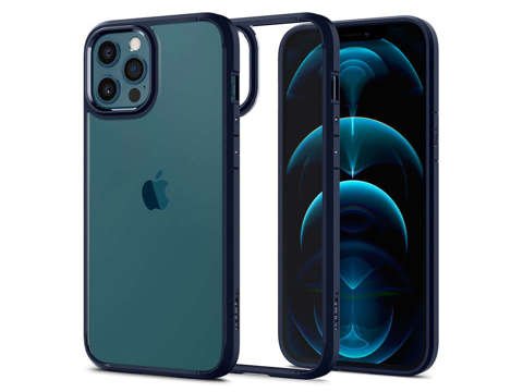 Etui Spigen Ultra Hybrid für Apple iPhone 12/ 12 Pro 6.1 Marineblau