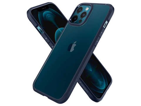 Etui Spigen Ultra Hybrid für Apple iPhone 12/ 12 Pro 6.1 Marineblau