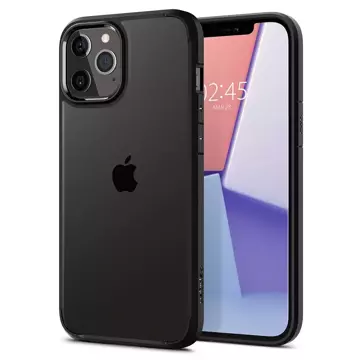 Etui Spigen Ultra Hybrid für Apple iPhone 12/ 12 Pro 6.1 Mattschwarz