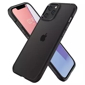 Etui Spigen Ultra Hybrid für Apple iPhone 12/ 12 Pro 6.1 Mattschwarz