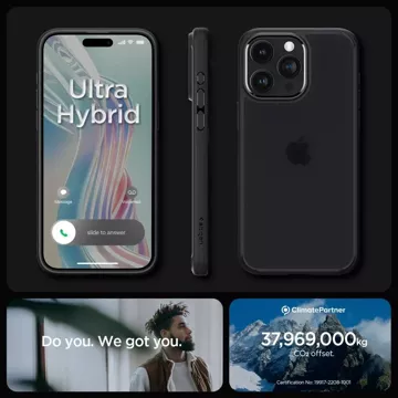 Etui Spigen Ultra Hybrid für Apple iPhone 15 Pro Frost Black