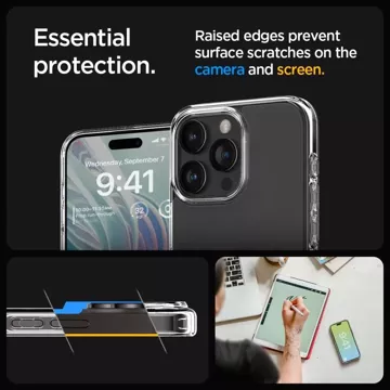 Etui Spigen Ultra Hybrid für Apple iPhone 15 Pro Frost Clear