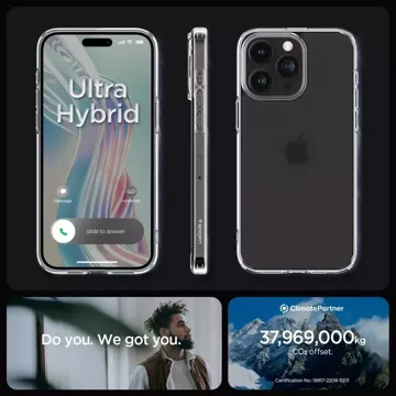 Etui Spigen Ultra Hybrid für Apple iPhone 15 Pro Frost Clear