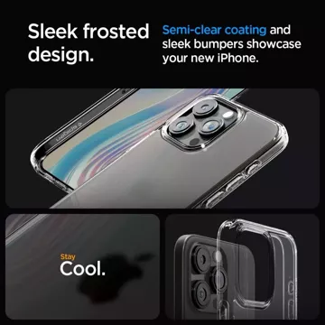 Etui Spigen Ultra Hybrid für Apple iPhone 15 Pro Frost Clear