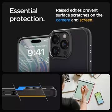 Etui Spigen Ultra Hybrid für Apple iPhone 15 Pro Max Frost Black