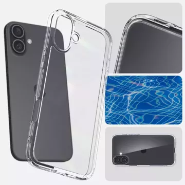 Etui Spigen Ultra Hybrid für Apple iPhone 16 Crystal Clear