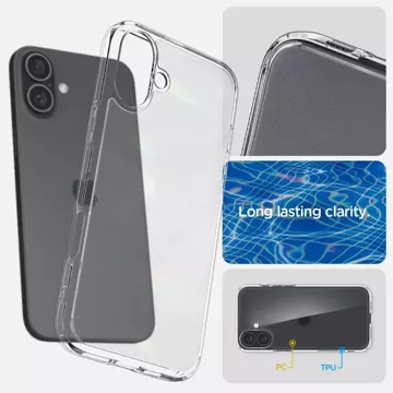 Etui Spigen Ultra Hybrid für Apple iPhone 16 Frost Clear