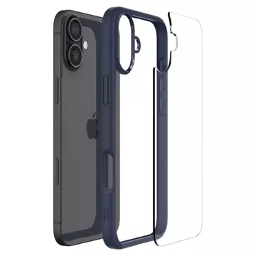 Etui Spigen Ultra Hybrid für Apple iPhone 16 Marineblau