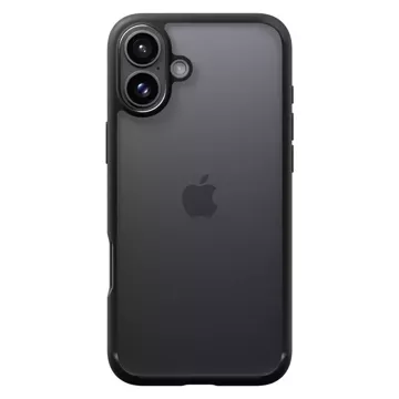 Etui Spigen Ultra Hybrid für Apple iPhone 16 Mattschwarz