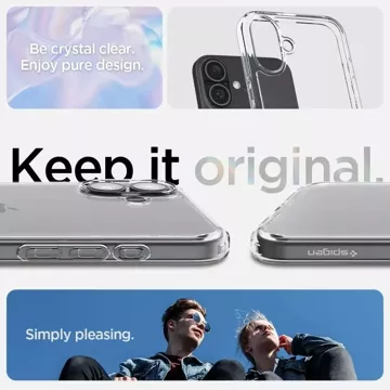 Etui Spigen Ultra Hybrid für Apple iPhone 16 Plus Crystal Clear